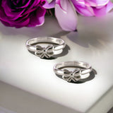 Taraash 925 Sterling Silver Bow Toe Ring For Women - Taraash