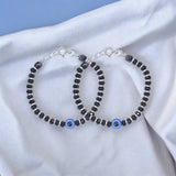 Taraash 925 Sterling Silver Evil Eye Beaded Nazariya Bracelet for Kids - Taraash