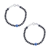 Taraash 925 Sterling Silver Evil Eye Beaded Nazariya Bracelet for Kids - Taraash