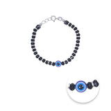 Taraash 925 Sterling Silver Evil Eye Beaded Nazariya Bracelet for Kids - Taraash