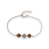 Taraash 925 Sterling Silver Ganpati Rakhi Bracelet - Taraash