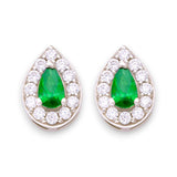 Taraash 925 Sterling Silver Pear Drop Stud Earrings For Women - Taraash