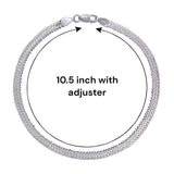 Taraash 925 Sterling Silver Plain Ball Anklets For Women - Taraash