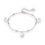 Taraash 925 Sterling Silver Smiley Bracelet For women - Taraash