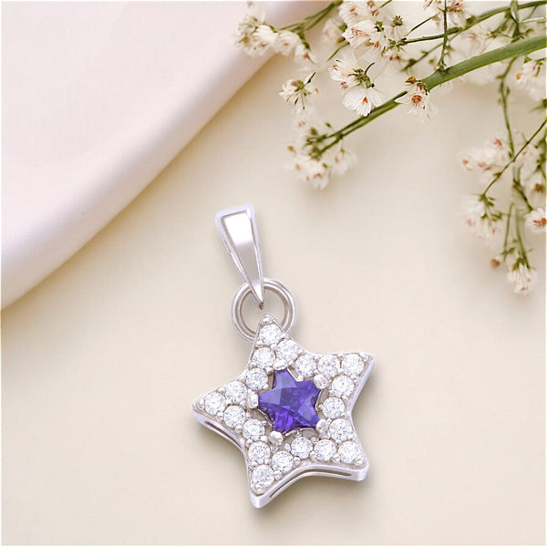 Taraash 925 Sterling Silver Star Pendant For Women - Taraash