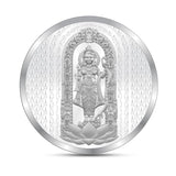 Taraash 999 Purity 10 grams Plain Lord Ram Lala Silver Coin By ACPL - Taraash