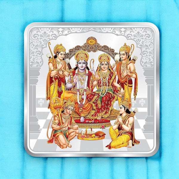 Taraash 999 Purity 100 gm Ram Darbar Silver Coin By ACPL - Taraash