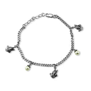 Taraash 925 Sterling Bird Pearl Silver Bracelet For Women | Silver Bracelet For Girls | Pure Silver Bracelets - Taraash
