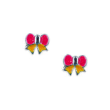 Taraash 925 Sterling Silver Bow Earrings For Kids - Taraash