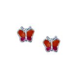 Taraash 925 Sterling Silver Butterfly Stud Earrings For Kids - Taraash