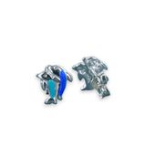 Taraash 925 Sterling Silver Dolphin Stud Earrings For Kids - Taraash