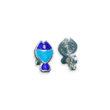 Taraash 925 Sterling Silver Fish Stud For Kids - Taraash