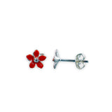 Taraash 925 Sterling Silver Floral Stud Earrings For Kids - Taraash