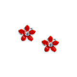 Taraash 925 Sterling Silver Floral Stud Earrings For Kids - Taraash