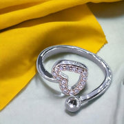 Taraash 925 Sterling Silver Heart Finger Ring For Women - Taraash