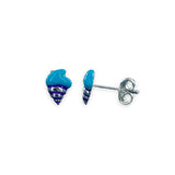 Taraash 925 Sterling Silver Shell Stud Earring For Kids - Taraash