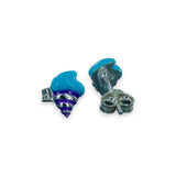 Taraash 925 Sterling Silver Shell Stud Earring For Kids - Taraash