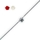 Taraash 925 Sterling Silver Trishul Rakhi For Brother - Taraash