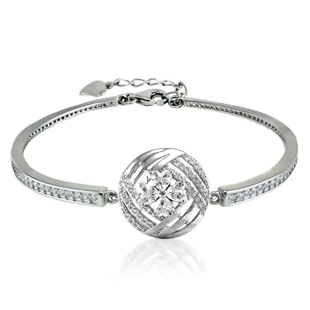 Buy Silver Bracelets & Bangles for Women by Ahilya Jewels Online | Ajio.com