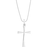 Taraash Sterling Silver Cross Pendant With Chain For Unisex COMBO PDCH 66 - Taraash